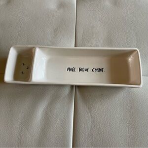Rae Dunn "Make Today Count 123" Tray NWT